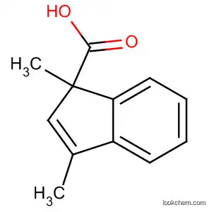 Molecular Structure of 64605-67-0 (1H-Indene-1-carboxylic acid, 1,3-dimethyl-)