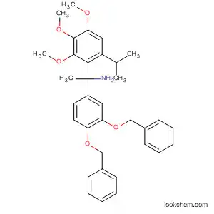 Molecular Structure of 64878-95-1 (Benzeneethanamine,
a-[3,4-bis(phenylmethoxy)phenyl]-3,4,5-trimethoxy-N-(1-methylethyl)-)