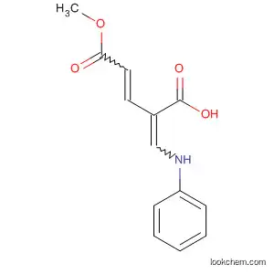 Molecular Structure of 64972-00-5 (4-[(Phenylamino)methylene]-2-pentenedioic Acid 5-Methyl Ester)