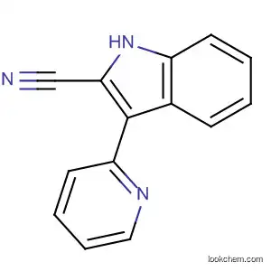 3-(2-ピリジル)-1H-インドール-2-カルボニトリル