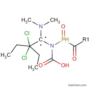 Molecular Structure of 65229-81-4 (Phosphoramidic acid, [2,2-dichloro-1-(dimethylamino)ethylidene]-,
diethyl ester)