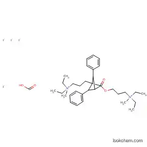 Molecular Structure of 65332-04-9 (1-Propanaminium,
3,3'-[(2,4-diphenyl-1,3-cyclobutanediyl)bis(carbonyloxy)]bis[N,N-diethyl-
N-methyl-, diiodide)