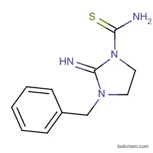 Molecular Structure of 65358-94-3 (1-Imidazolidinecarbothioamide,  2-imino-3-(phenylmethyl)-)
