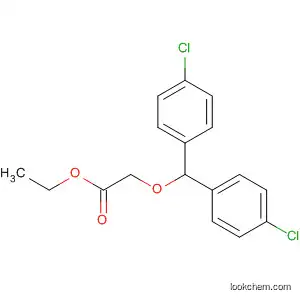 Molecular Structure of 65430-20-8 (Acetic acid, [bis(4-chlorophenyl)methoxy]-, ethyl ester)