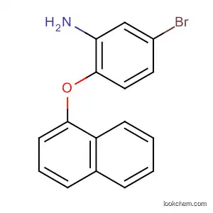 Molecular Structure of 65457-09-2 (5-BROMO-2-(1-NAPHTHYLOXY)ANILINE)