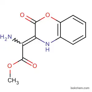 Acetic acid, amino(2-oxo-2H-1,4-benzoxazin-3(4H)-ylidene)-, methyl
ester