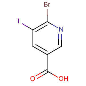 3-Pyridinecarboxylic acid, 6-bromo-5-iodo-