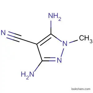 Molecular Structure of 65889-61-4 (3,5-diaMino-1-Methyl-pyrazole-4-carbonitrile)
