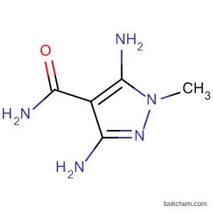 Molecular Structure of 65889-65-8 (1H-Pyrazole-4-carboxamide,  3,5-diamino-1-methyl-)