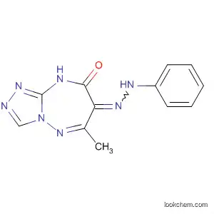 7H-1,2,4-Triazolo[4,3-b][1,2,4]triazepin-8(9H)-one, 6-methyl-,
phenylhydrazone