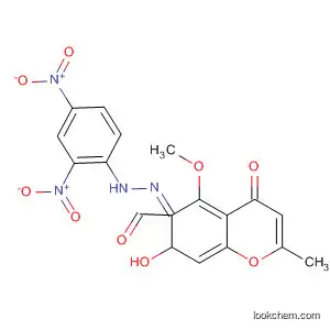 4H-1-Benzopyran-6-carboxaldehyde,
7-hydroxy-5-methoxy-2-methyl-4-oxo-, 6-[(2,4-dinitrophenyl)hydrazone]