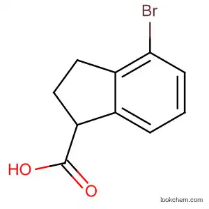 Molecular Structure of 66041-35-8 (4-BROMO-2,3-DIHYDRO-1H-INDENE-1-CARBOXYLIC ACID)