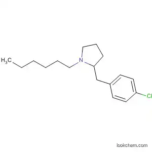 Molecular Structure of 66162-98-9 (Pyrrolidine, 2-[(4-chlorophenyl)methyl]-1-hexyl-)
