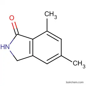 Molecular Structure of 66241-38-1 (5,7-DIMETHYL-2,3-DIHYDRO-ISOINDOL-1-ONE)