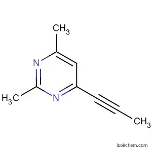 Pyrimidine, 2,4-dimethyl-6-(1-propynyl)- (9CI)