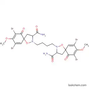 1-Oxa-2-azaspiro[4.5]deca-2,6,8-triene-3-carboxamide,
N,N'-1,4-butanediylbis[7,9-dibromo-8-methoxy-10-oxo-