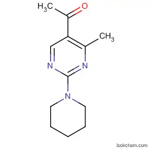 1-[4-Methyl-2-(1-piperidinyl)-5-pyrimidinyl]ethanone