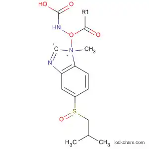 Molecular Structure of 66868-70-0 (5(6)-isobutylsulfinyl-2-carbomethoxyaminobenzimidazole)