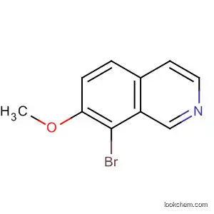 Molecular Structure of 67335-10-8 (8-broMo-7-Methoxyisoquinoline)