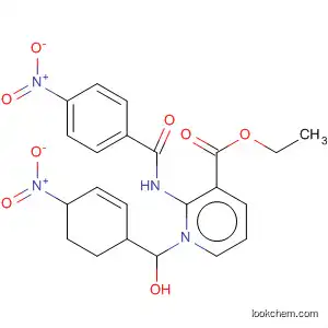 3-Pyridinecarboxylic acid,
1,4,5,6-tetrahydro-1-(4-nitrobenzoyl)-2-[(4-nitrobenzoyl)amino]-, ethyl
ester