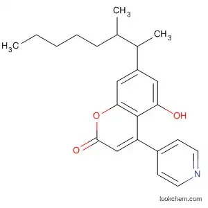 2H-1-Benzopyran-2-one,
7-(1,2-dimethylheptyl)-5-hydroxy-4-(4-pyridinyl)-