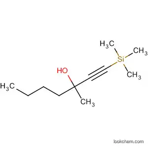 Molecular Structure of 17963-42-7 (3-Methyl-1-(trimethylsilyl)-1-heptyn-3-ol)