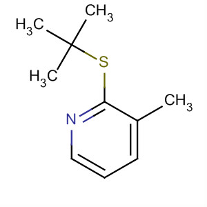 Pyridine, 2-[(1,1-dimethylethyl)thio]-3-methyl-