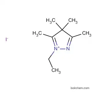 Molecular Structure of 20936-81-6 (4H-Pyrazolium, 1-ethyl-3,4,4,5-tetramethyl-, iodide)