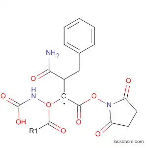 Molecular Structure of 21688-19-7 ([(S)-3-Amino-1-[[(2,5-dioxo-1-pyrrolidinyl)oxy]carbonyl]-3-oxopropyl]carbamic acid benzyl ester)