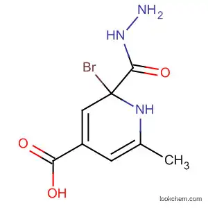 Molecular Structure of 25462-93-5 (4-Pyridinecarboxylicacid,2-bromo-6-methyl-,hydrazide(9CI))