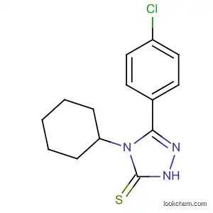 Molecular Structure of 26028-67-1 (5-(4-chlorophenyl)-4-cyclohexyl-4H-1,2,4-triazole-3-thiol)