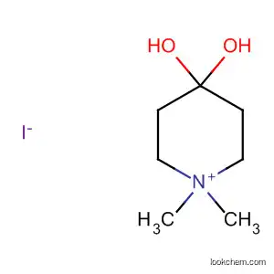 Molecular Structure of 26822-30-0 (Piperidinium, 4,4-dihydroxy-1,1-dimethyl-, iodide)