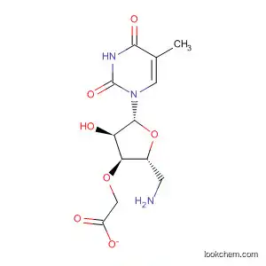 Molecular Structure of 27930-49-0 (5'-Amino-5'-deoxythymidine 3'-acetate)