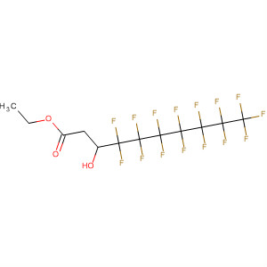 Decanoic acid, 4,4,5,5,6,6,7,7,8,8,9,9,10,10,10-pentadecafluoro-3-hydroxy-, ethyl ester