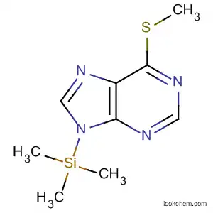 Molecular Structure of 32865-87-5 (6-Methylthio-9-trimethylsilyl-9H-purine)