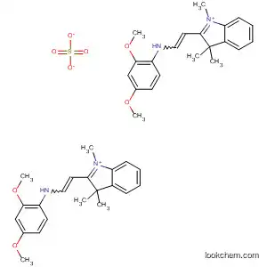2-[2-[(2,4-ジメトキシフェニル)アミノ]エテニル]-1,3,3-トリメチル-3H-インドリウム?0.5[(硫酸)ジアニオン]