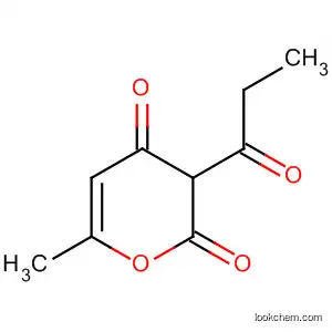 2H-Pyran-2,4(3H)-dione, 6-methyl-3-(1-oxopropyl)-