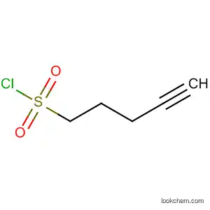 Molecular Structure of 67448-64-0 (4-Pentyne-1-sulfonyl chloride)