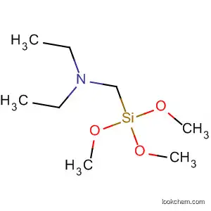 Molecular Structure of 67475-66-5 ((N,N-DIETHYLAMINOMETHYL)TRIMETHOXYSILANE, 95%)
