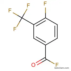 Molecular Structure of 67515-54-2 (Benzoyl fluoride, 4-fluoro-3-(trifluoromethyl)- (9CI))