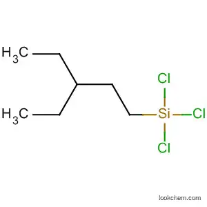 Molecular Structure of 67592-26-1 (Silane, trichloro(3-ethylpentyl)-)