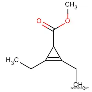 Molecular Structure of 7382-02-7 (2-Cyclopropene-1-carboxylic acid, 2,3-diethyl-, methyl ester)