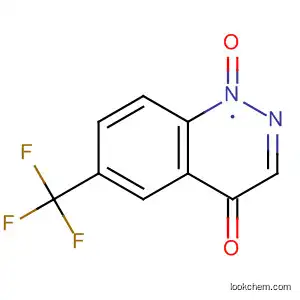 Molecular Structure of 82439-68-7 (2(1H)-Quinoxalinone, 6-(trifluoromethyl)-, 4-oxide)