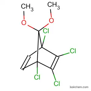 Molecular Structure of 832-11-1 (Bicyclo[2.2.1]hepta-2,5-diene, 1,2,3,4-tetrachloro-7,7-dimethoxy-)