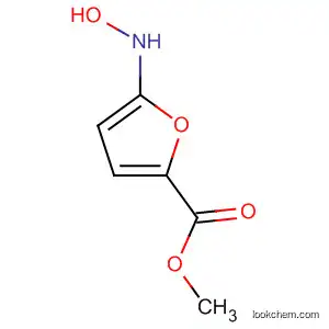 Molecular Structure of 83329-44-6 (2-Furancarboxylic acid, 5-(hydroxyamino)-, methyl ester)