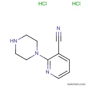 Molecular Structure of 87394-51-2 (2-(piperazin-1-yl)nicotinonitrile bihydrochloride)