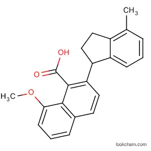 Molecular Structure of 90823-03-3 (1-Naphthalenecarboxylic acid,
2-(2,3-dihydro-4-methyl-1H-inden-1-yl)-8-methoxy-)