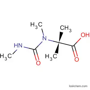 Molecular Structure of 90832-46-5 (Alanine, N,2-dimethyl-N-[(methylamino)carbonyl]-)