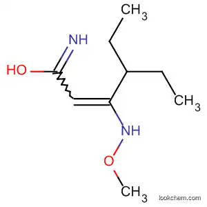 2-Hexenimidic acid, 4-ethyl-3-(hydroxyamino)-, methyl ester