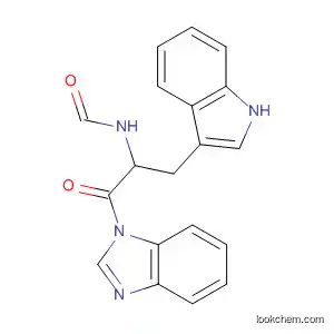 1H-Benzimidazole, 1-[2-(formylamino)-3-(1H-indol-3-yl)-1-oxopropyl]-